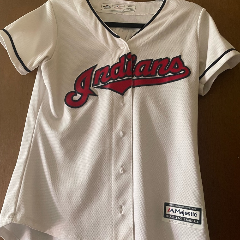 Women’s sports White and Red Baseball Jersey